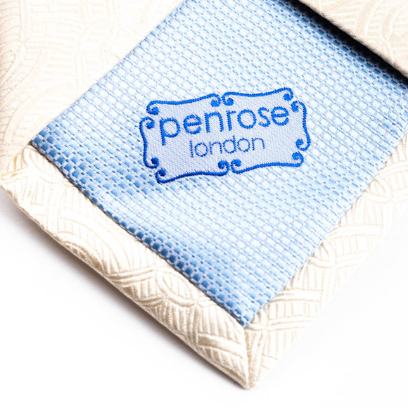 Penrose Tie Men Lemon Chiffon - Picture 5 of 5